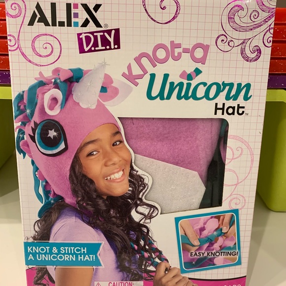 Alex DIY knot-a unicorn hat!! - Picture 1 of 3